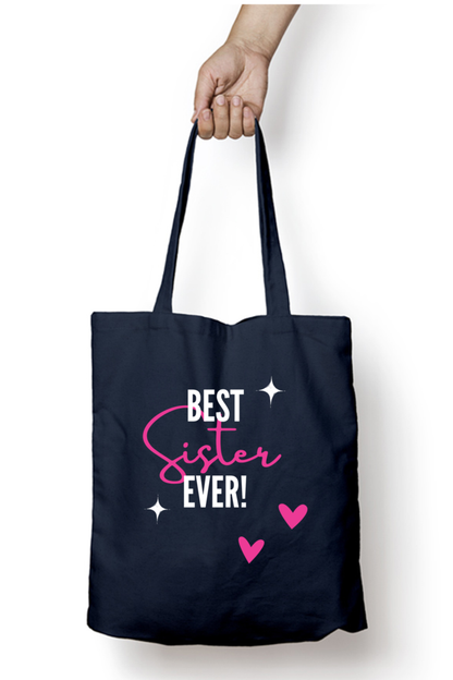 Best Sister Tote-Bag with Zipper