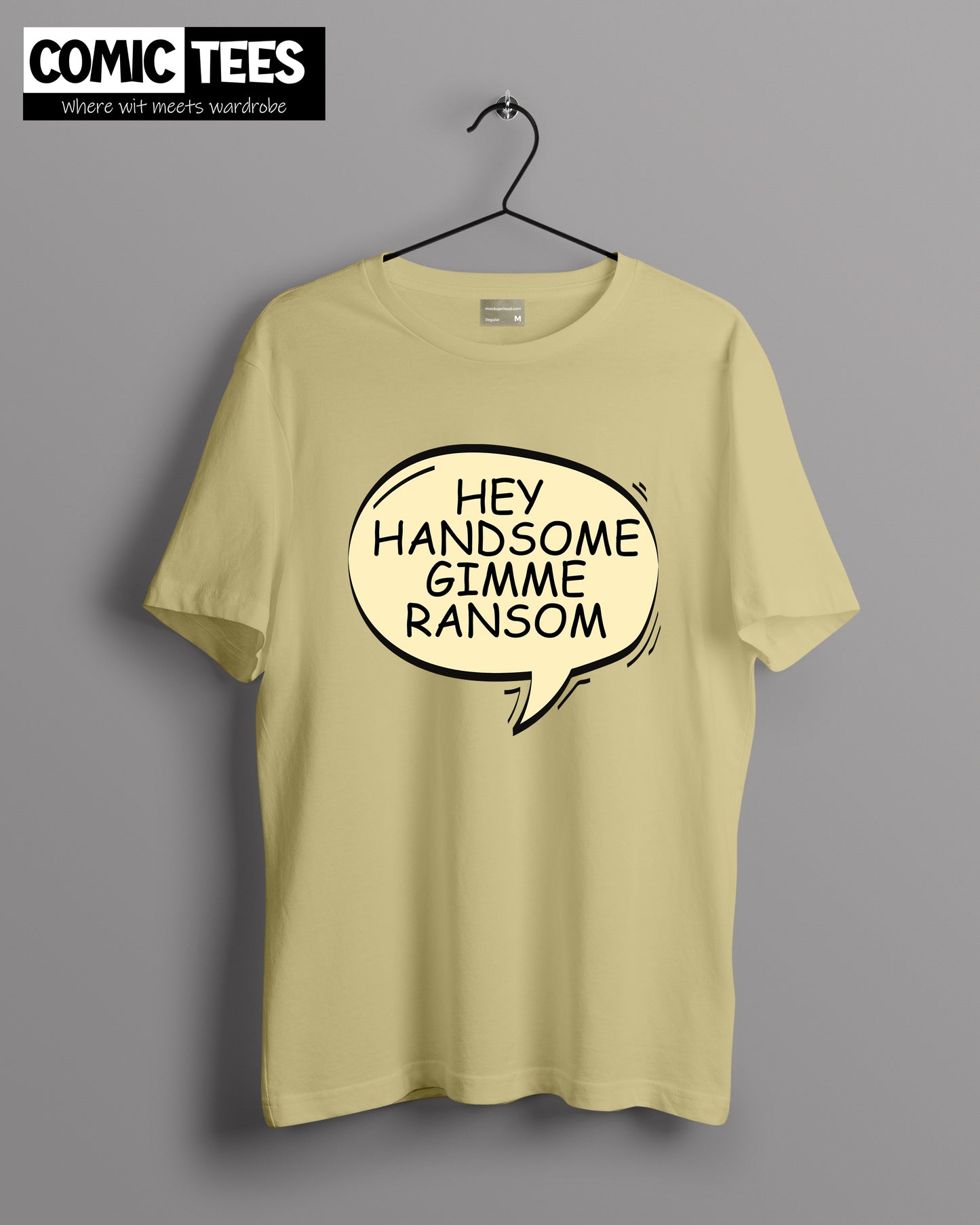 Hey Handsome gimme ransom oversize T-shirt