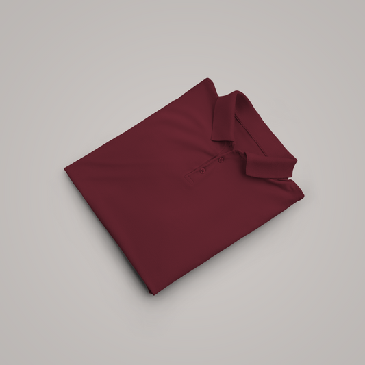 Polo tshirt Maroon Half Sleeve