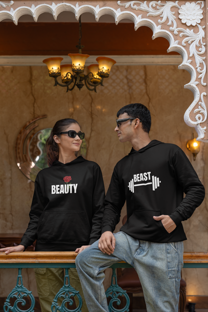 Beauty and the beast Couple Hoodies