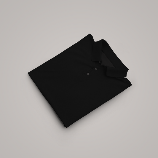 Polo Tshirt Black Half Sleeve