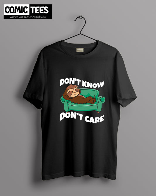 Dont Know Dont care Oversize T-shirt