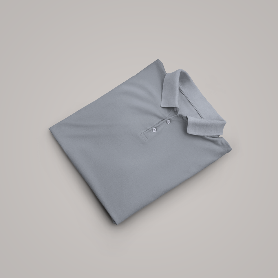 Polo Tshirt Grey Half Sleeve