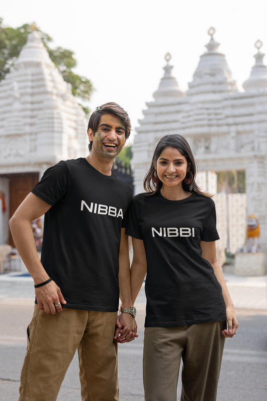 NIbba and Nibbi couple T-shirts