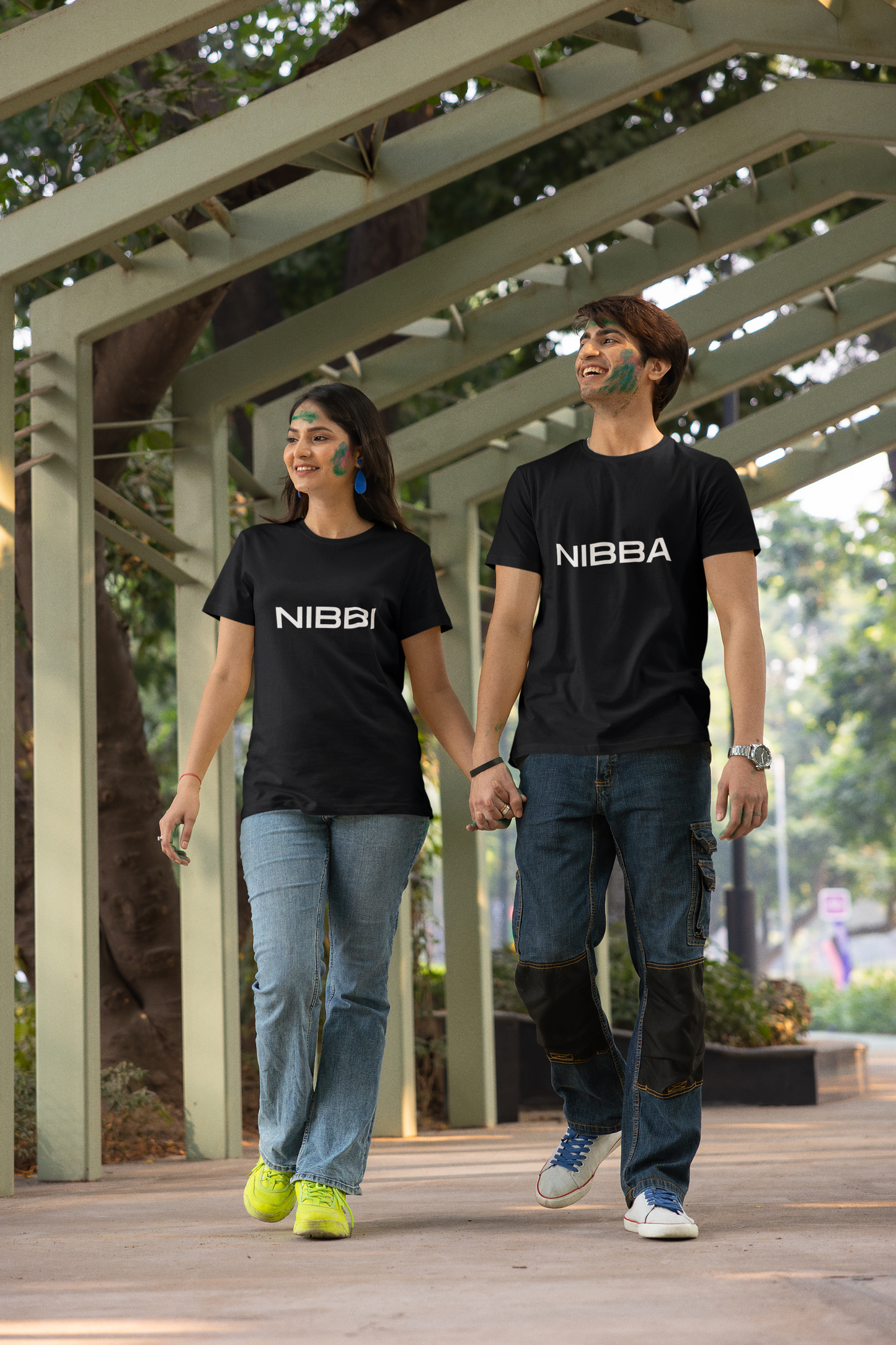 NIbba and Nibbi couple T-shirts