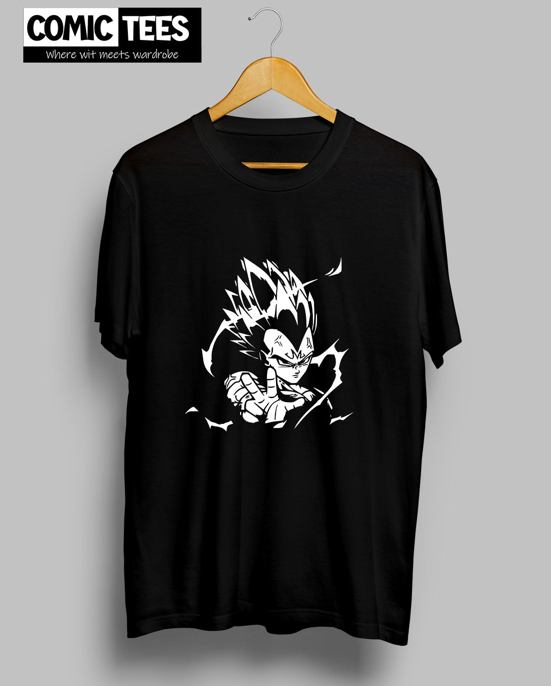 Vegeta Power T-shirt – Comic Tees