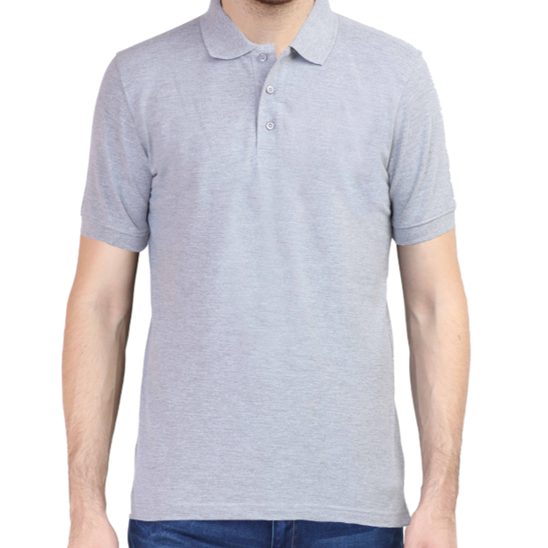 Polo Tshirt Grey Half Sleeve