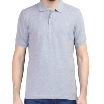 Polo Tshirt Grey Half Sleeve